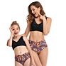 Mother Daughter Swimwear Bikini Bathing Swimming Suit Beachwear Family Matching Mom Kid Clothes