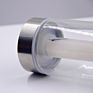 Multi-Color Food Grade Lightweight One-Handed Operation Leak Proof Lock Crystal Water Dog Travel Bottle