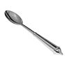 Multifunction Metal Vegetable Fruit Mixing Tools Cuchara Silver Tenedor Long Handle Big Salad Spoon and Fork Set