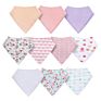 Muslin Baby Bibs Bandana Baby Bibs for Girls