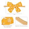 N0325 Baby Girl Nylon Headband Cotton Line Fabric Hair Bow Toddler Cloth Hair Accessories Floral Headwrap Hair Band Super Soft