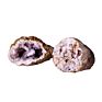 Natural Crystal Cluster Mineral Specimen Pink Purple Agate Geode Stone Agate Rough Stone for Healing