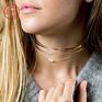 Natural Pearl Necklace Three Pearl Necklace Gold Pearl Choker