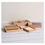 Natural Rectangle Multipurpose Soap Dish Wood Soap Tray Storage Shelf Plate Frame Soap Dish