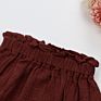 Newborn Infant Shorts Soft Muslin Cotton Ruffle Solid Color Baby Bloomers