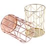 Newest 1Pc Pen Pencil Pot Holder Rose Gold Container Organizer Home Desk Stationery Decor