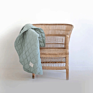 Non-Toxic Dark Green Plaid round Non-Skid Play Mats for Baby