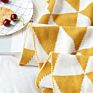 Nordic Cotton Knitted Geometric Pattern Modern Popular Blanket for Sofa Decoration