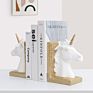 Nordic Light Luxury Unicorn Bookends Books by Decorations Living Room Dining Room Wine Cabinet Tv Cabinet Villa Home Decoration