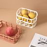 Nordic Morandi Resin Hollow Fruit Tray Bowls Living Room Table Creative Home Decoration Hotel Storage Fruit Basket