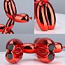 Nordic Resin Dog Crafts Electroplating Balloon Dog Sculpture Home Decorations Modern Living Room Desktop Animal Decor Ornament