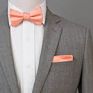 Peach Polyester Bowtie for Men