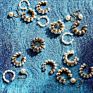 Pearls Ear Cuff Boho C-Shape Imitation Pearl Circle Clip Women Girl round Elegant Earrings Party