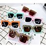 Personality Trend Double Color Sunglasses for Girl Narrow Small Frame Eyewear Outdoor Beach Comfortable Shades for Female