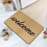 Personalized Designs Funny Cute Door Mat Black and White Brown Long Luxury Modern Doormat