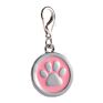 Personalized Paw Print round Pet Cat Dog Tag Pet Footprint Pendant Pawstrip Paw Name Tags