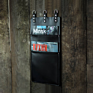 Personalized Pu Leather Magazine Holder Hanging Wall Office Decor Vintage Storage Organizer