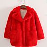 Pink Kids Jacket Faux Fur Coat Girls Coats Mink Fur Coat for and Autumn
