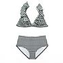 Plaid Parent-Child Swimsuit Mother-Daughter Parent-Child Swimwear Mommy and Me Swimwear Swimsuits