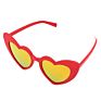 Plastic Promotional Sunglasses Heart Shaped Accept