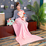Plush Animal Unicorn Pillow Blanket 2 in 1 Rainbow Animal Blanket Stuffed Animal Blankets