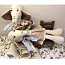 Plush Elephant Bunny Plush Toys Fabric Rabbit Doll with for Babi Girl Gift