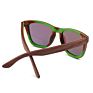 Polarized Shading Lens Sunglasses Handmade Black Walnut Sandwich Frame Sunglasses Design Sunglasses