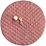 Polyester Fiber Plush Eco Friendly Toddler round Baby Kids Eco Friendly Play Mats