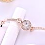 Popular Gold Silver Bracelet Eight Heart Eight Arrow Zircon Bracelets & Bangles Crystal Accessories Jewelry Women