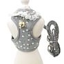 Popular Striped Outdoor Walk Soft Pet Harness Vest Pet Dog Harness