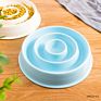 Porcelain Dog Feeding Bowl Ceramic Slow Eating Pet Bowl Slow Feeder Dog Bowl