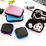 Portable Eva Reusable Usb Cable Zip Storage Bag Travel Earphone Storage Case