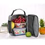 Portable Soft Thermal Lunch Food Delivery Bag Tote Insulated Cooler Bag with Shoulder Strap