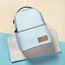 Portable Waterproof Multifunctional Backpacks Pure Color Mommy Diaper Backpack Bag