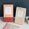 Printed 18 Monthly Wall Calendar of Thick Paper 14.6" & 11.5" Jul Dec with Twin-Wire Binding & Hanging Hook