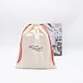 Printed Cotton Drawstring Dust Bag for Shoe Handbag Large Packaging Linen Shopping Promotion Cotton Shoe Pouch