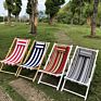 Printed Outdoor Folding Foldable Wooden Canvas Beach Deck Chair