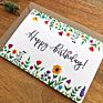 Printing Birthday Greetings Cards with Flowers Envelope Bluk Greeting Card Envelope Seasons Greetings Card