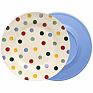 Printing Dishes Multicolor Unbreakable round Melamine Home Use Party Plastic Plates