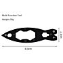 Product Idea Edc Survival Gadget Metal Wallet Wrench Multi Tool