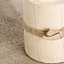 Products White Unique Candle Holder in Wood Candle Holder For