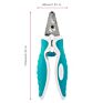 Professional Stainless Steel Dog Nail Clippers Polisher Scissors Pet