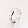 Promotions 8 Mm Width Gold Silver Black Blue Stainless Steel Ring for Women Men