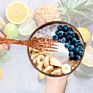 Protective Coconut Oil Coconut Shell Serving Bowl Vegan Friendly Long-Lasting Cereal Salads Desserts Organic Coconut Bowl