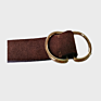 Pu Leather Belt Ladies Casual All-Match Belt Alloy Double Loop Ladies Jeans Suede Belt