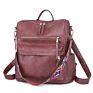 Pu Leather Women Hailey Melea Convertible Backpack for Bags Shoulder Strap College School Backpack