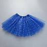 Puffy and Baby Sparkle Stars Tutu Children Glitter Stars Tutu Skirts for Girl Kid Sequined Star Veil Skirt