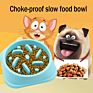 Puzzle Small Dog Cats Food Water Slow Eating Anti-Choke Pet Slow Feeder Dog Bowl