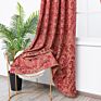 Qinuo Home 52"X84" Rod Pocket Paisley Jacquard Curtains for Bedroom Thermal Insulated Room Darkening Window Treatments
