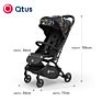 Qtus Lark, Stroller Bike, Beby, Design for Travel, Premium Suspension Pu Wheels, High Landscape, All-Terrain, En1888